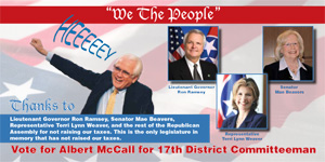 Albert McCall for Committeeman